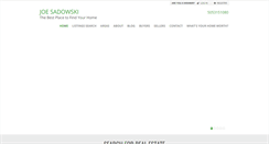 Desktop Screenshot of joesadowskihomes.com